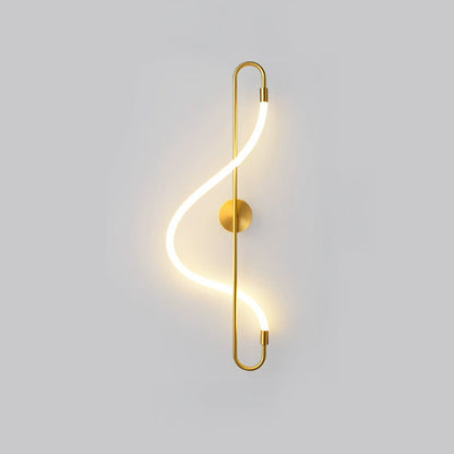 WOMO Art Musical Note LED Wall Sconce-WM6111