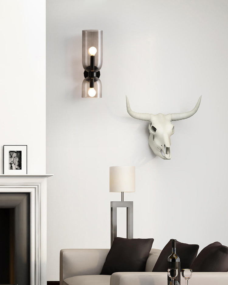 WOMO Hurricane Double Wall Sconce-WM6115