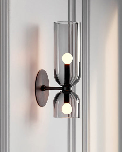 WOMO Hurricane Double Wall Sconce-WM6115