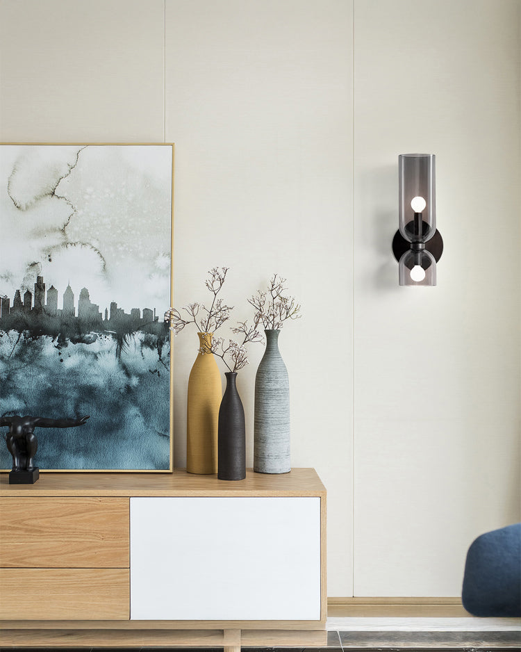 WOMO Hurricane Double Wall Sconce-WM6115