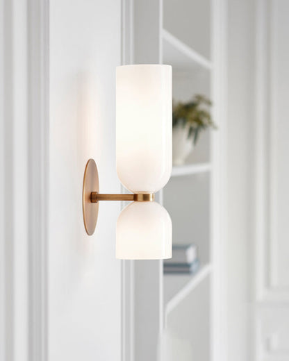 WOMO Hurricane Double Wall Sconce-WM6115