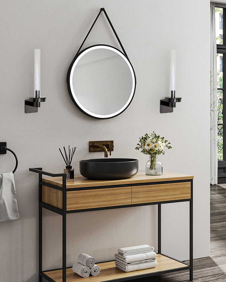 WOMO Hurricane Candlestick Wall Sconce-WM6116