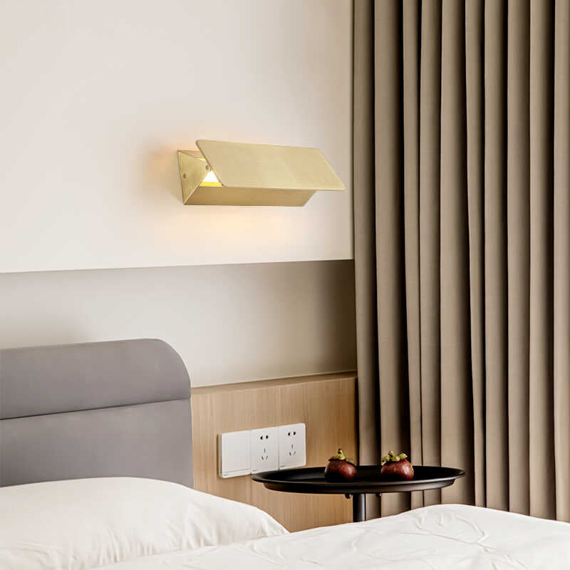WOMO Adjustable Rectangular Metal Wall Sconce-WM6118