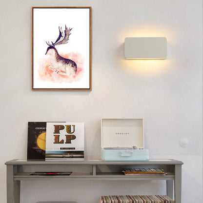 WOMO Adjustable Rectangular Metal Wall Sconce-WM6118