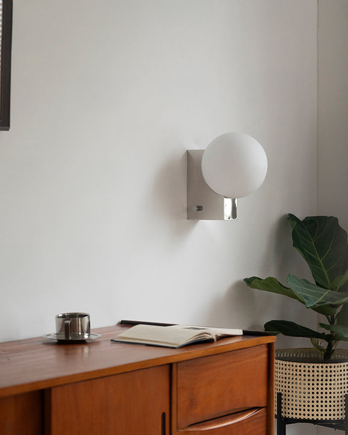 WOMO Globe Bauhaus Wall Sconce-WM6120