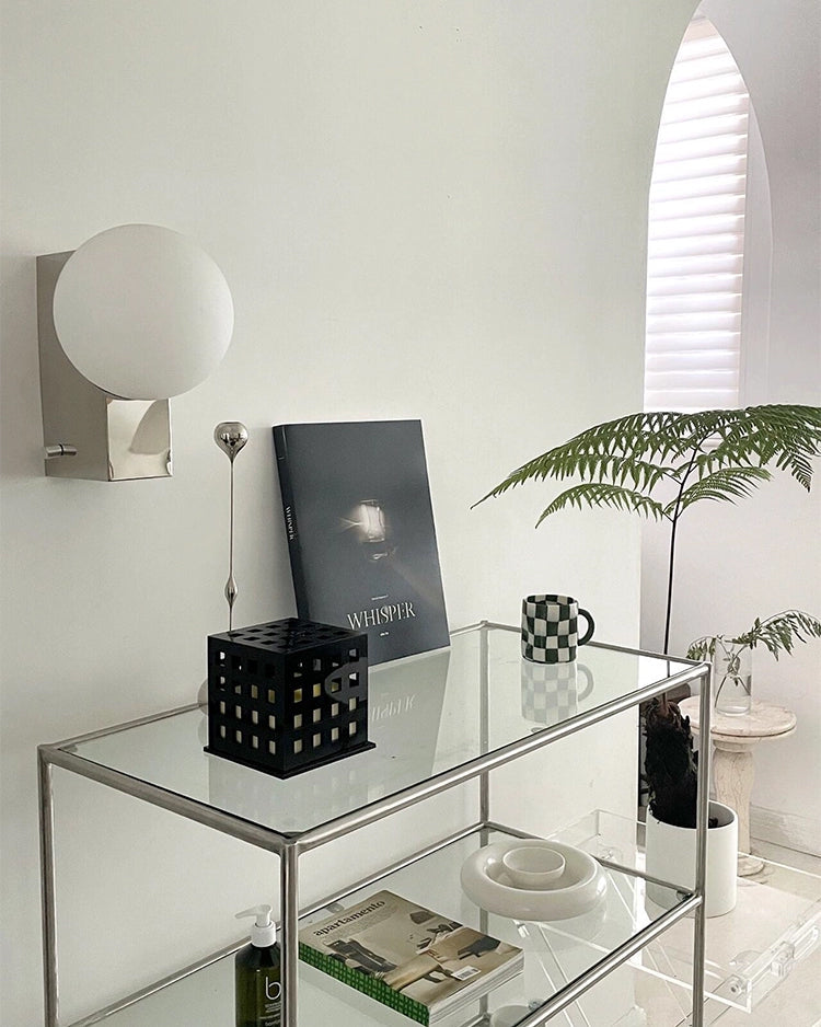 WOMO Globe Bauhaus Wall Sconce-WM6120