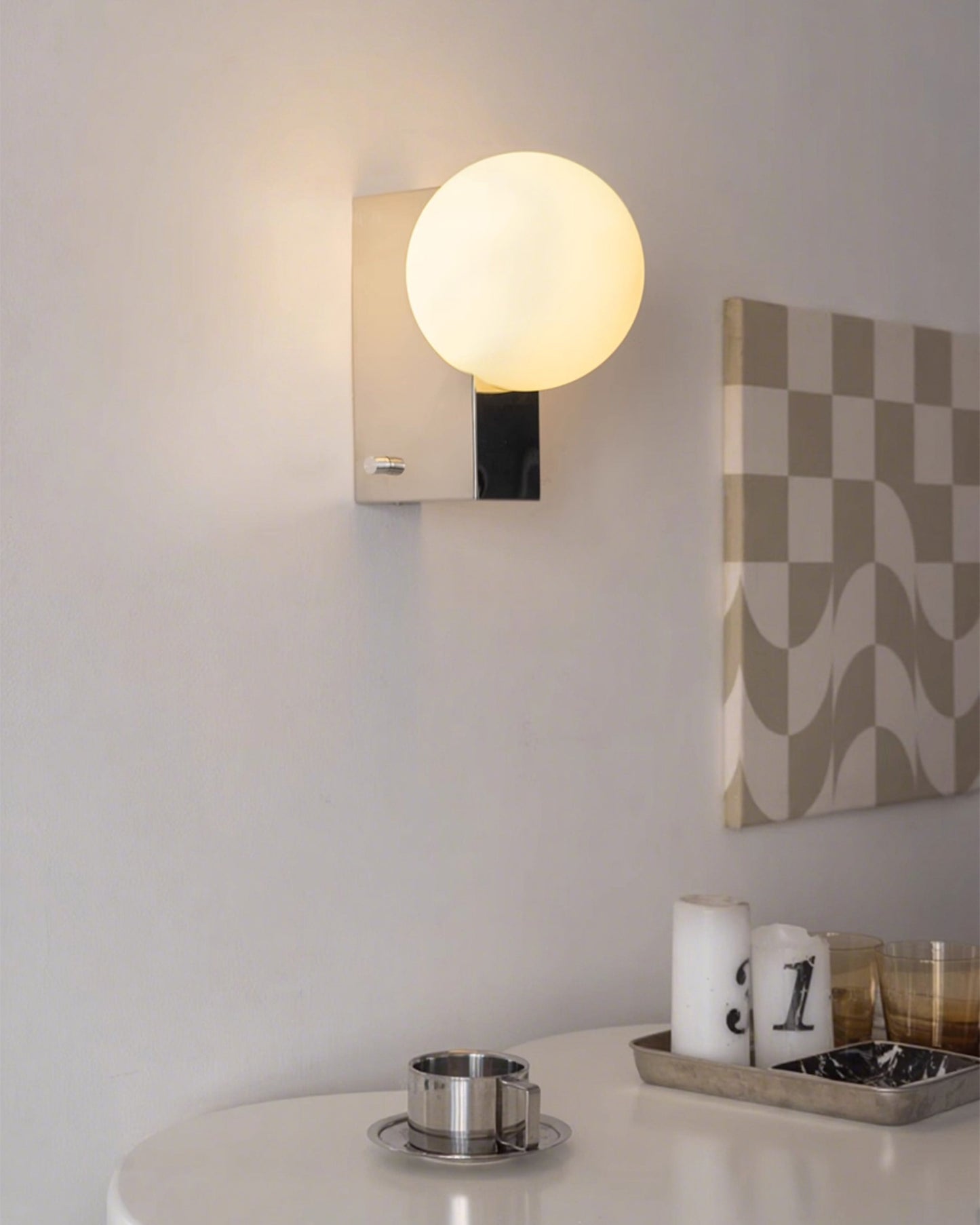 WOMO Globe Bauhaus Wall Sconce-WM6120