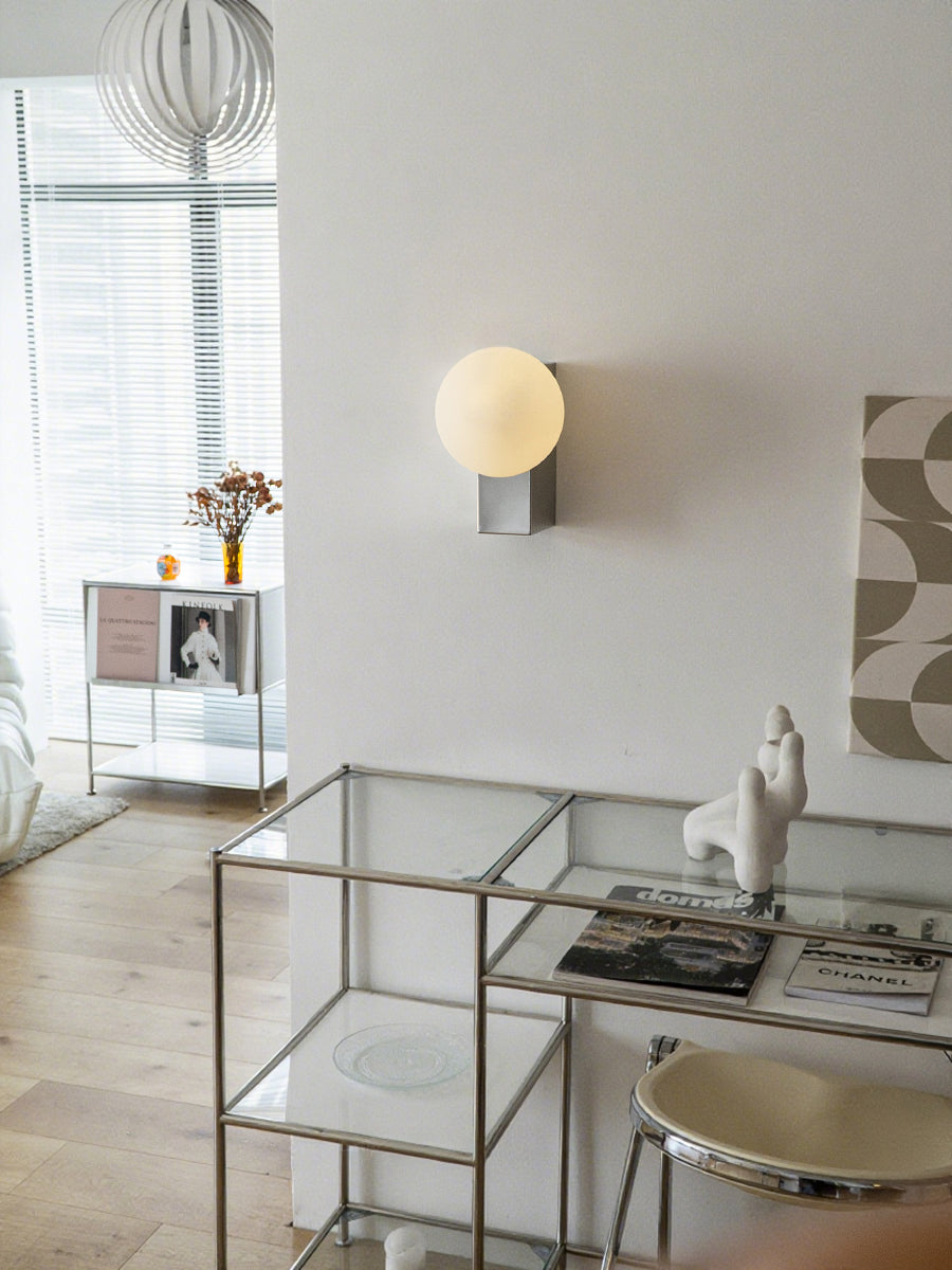 WOMO Globe Bauhaus Wall Sconce-WM6120