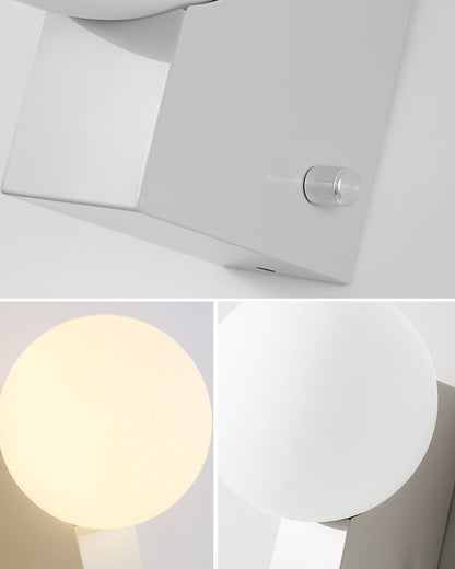 WOMO Globe Bauhaus Wall Sconce-WM6120