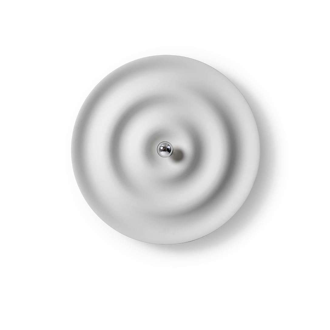 WOMO Rippled Disc Wall Sconce-WM6121
