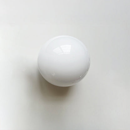 WOMO White Globe Glass Wall Sconce-WM6124