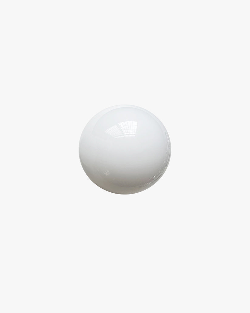 WOMO White Globe Glass Wall Sconce-WM6124