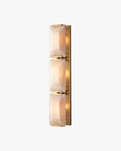 WOMO Rectangular Alabaster Wall Sconce-WM6125
