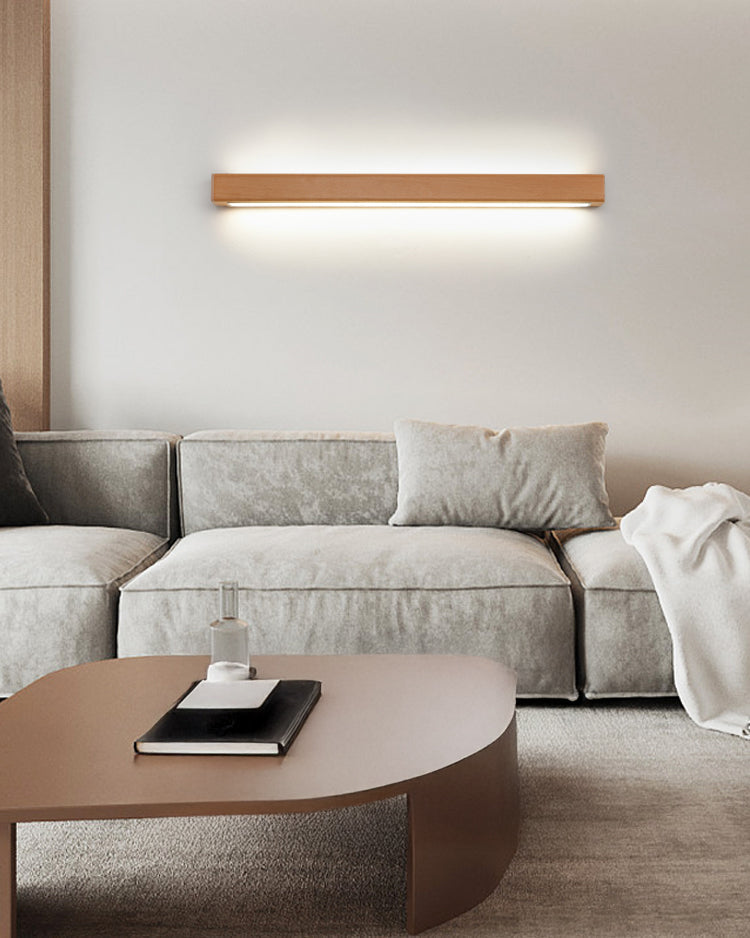 WOMO Wood Linear Wall Sconce-WM6126