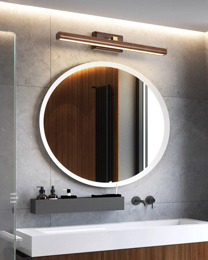 WOMO Adjustable Walnut Linear Wall Sconce-WM6127