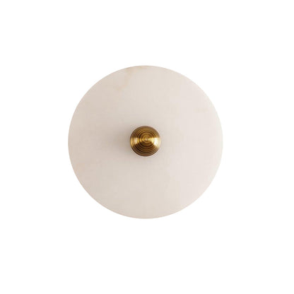 WOMO Art Deco Disc Alabaster Wall Sconce-WM6128