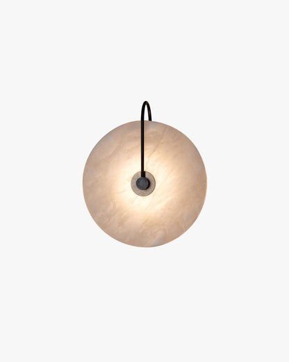 WOMO Alabaster Disc Wall Sconce-WM6129