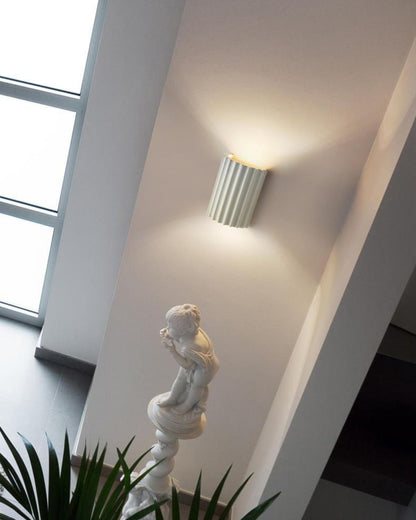 WOMO Half Cylinder Fluted Wall Sconce-WM6137
