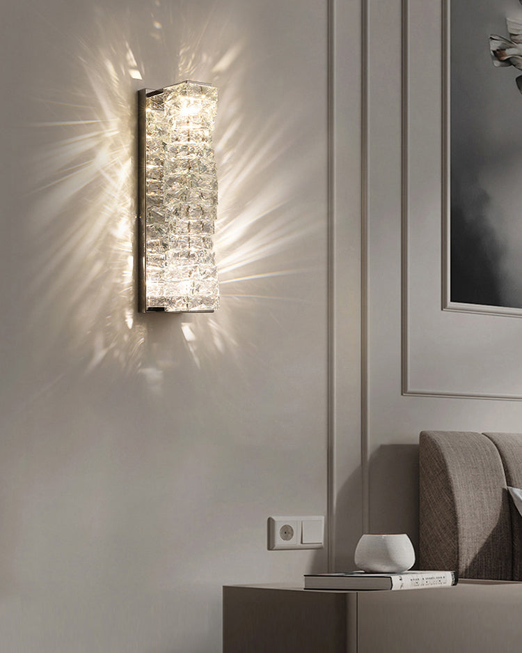 WOMO Luxury Crystal Wall Sconce-WM6138