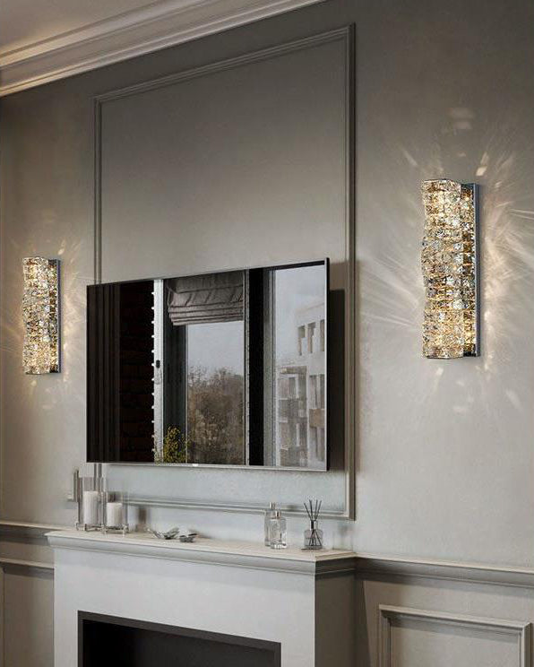 WOMO Luxury Crystal Wall Sconce-WM6138