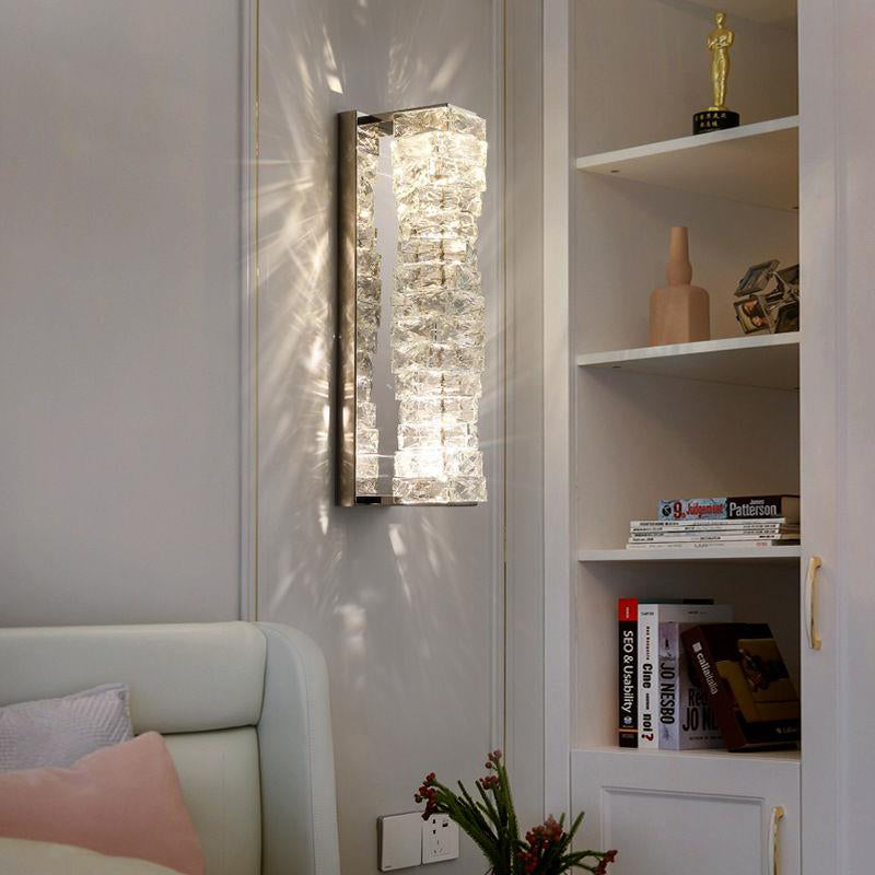 WOMO Luxury Crystal Wall Sconce-WM6138