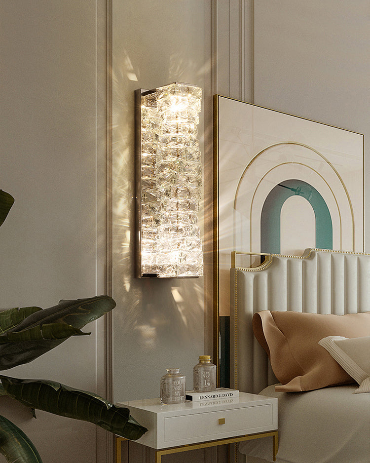 WOMO Luxury Crystal Wall Sconce-WM6138