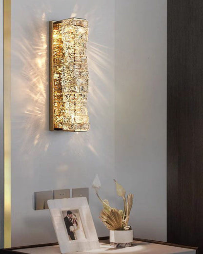 WOMO Luxury Crystal Wall Sconce-WM6138