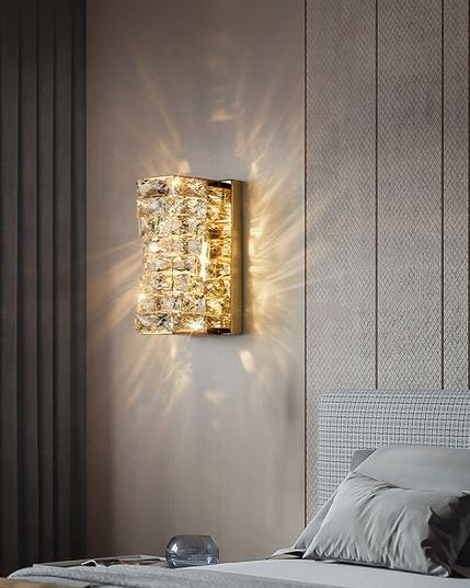 WOMO Luxury Crystal Wall Sconce-WM6138
