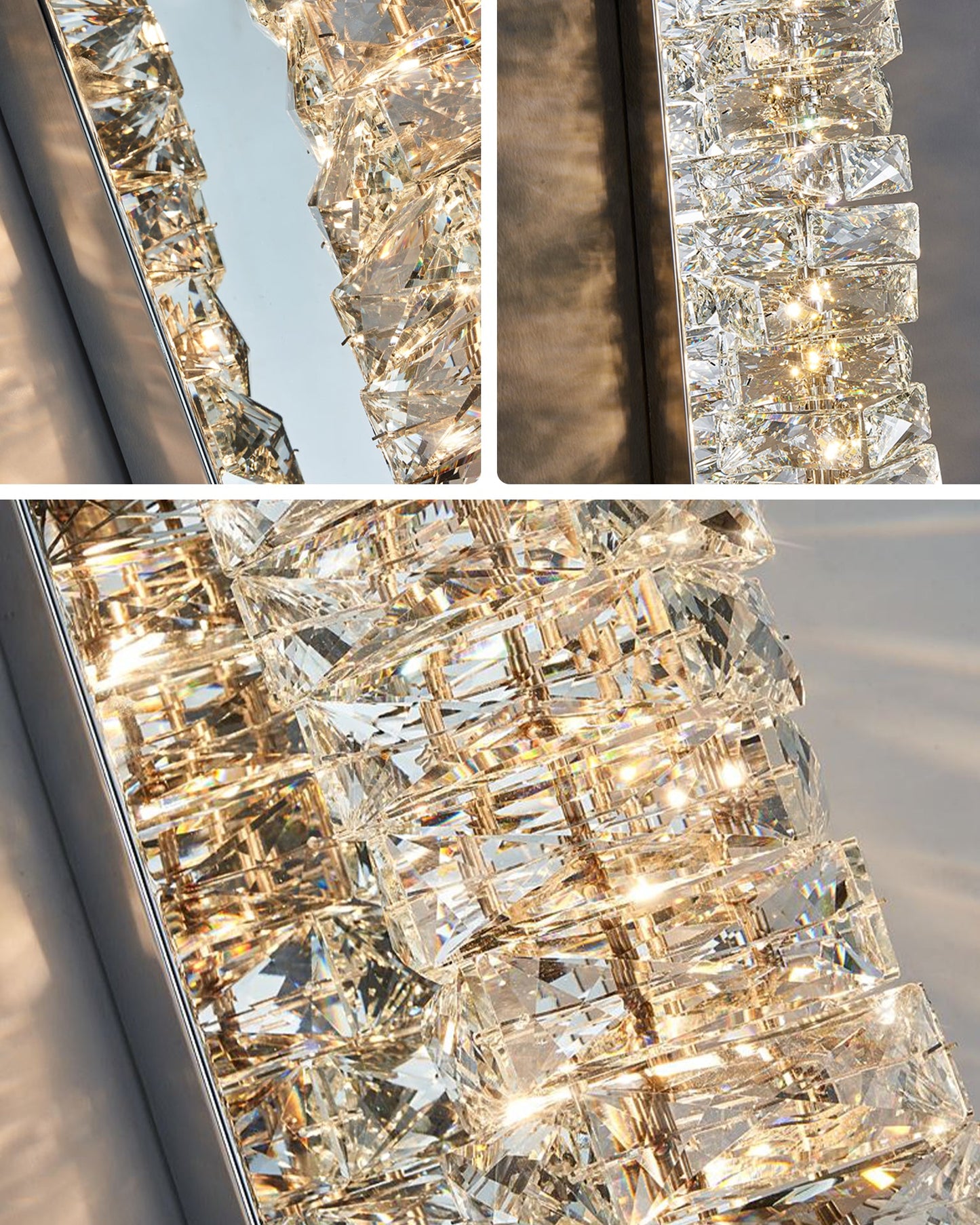 WOMO Luxury Crystal Wall Sconce-WM6138