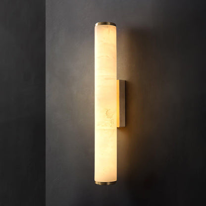 WOMO Alabaster Tube Wall Sconce-WM6139