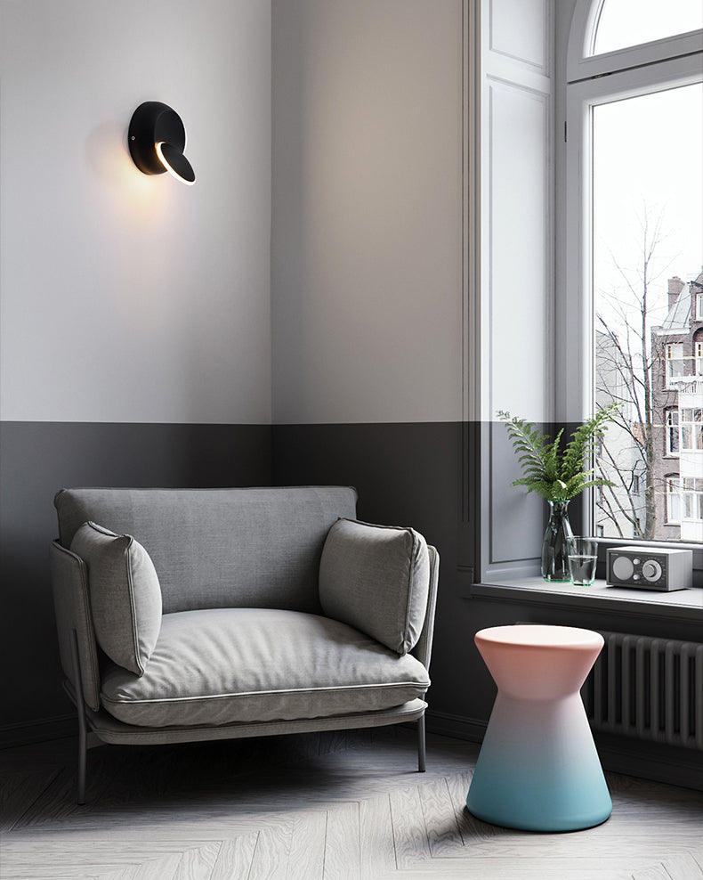 WOMO Cool Adjustable Round Wall Sconce-WM6140