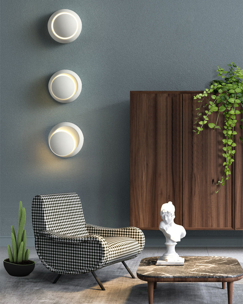 WOMO Cool Adjustable Round Wall Sconce-WM6140