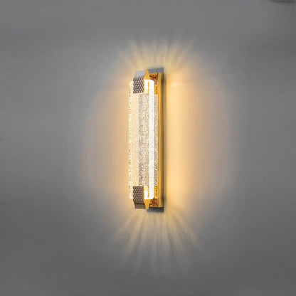 WOMO Bubble Crystal Long Wall Sconce-WM6142
