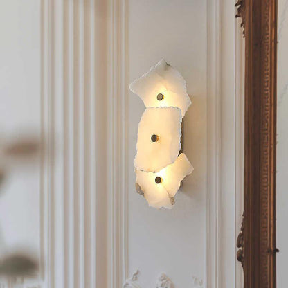 WOMO Alabaster Wall Sconce-WM6143