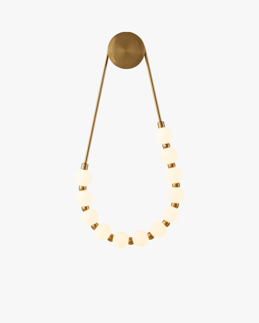 WOMO Pearl Necklace Elegent Wall Sconce-WM6145