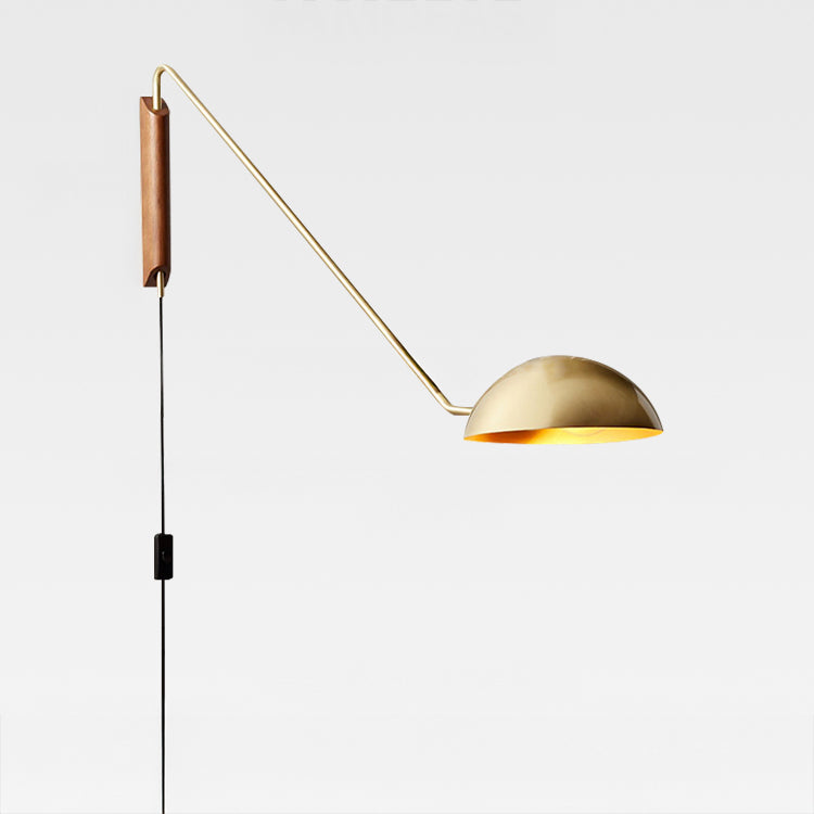 WOMO Dome Swing Arm Wall Sconce-WM6147