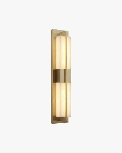 WOMO Art Deco Alabaster Rectangular Wall Sconce-WM6148