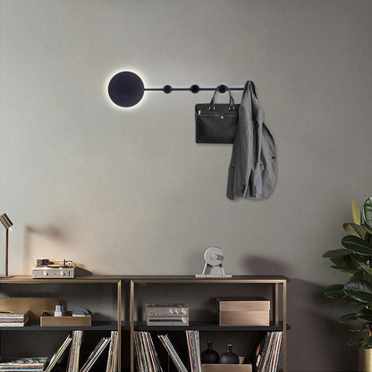 WOMO Accent Long Wall Coat Rack with Light-WM6151