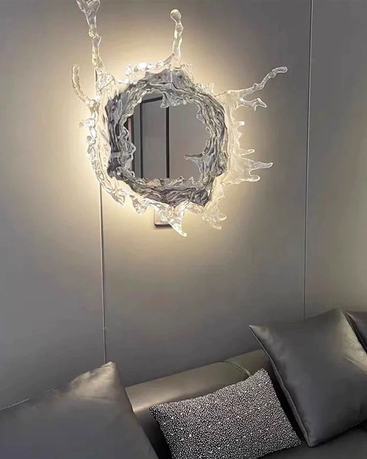 WOMO Art Wall Mirror with Light-WM6152