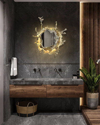 WOMO Art Wall Mirror with Light-WM6152