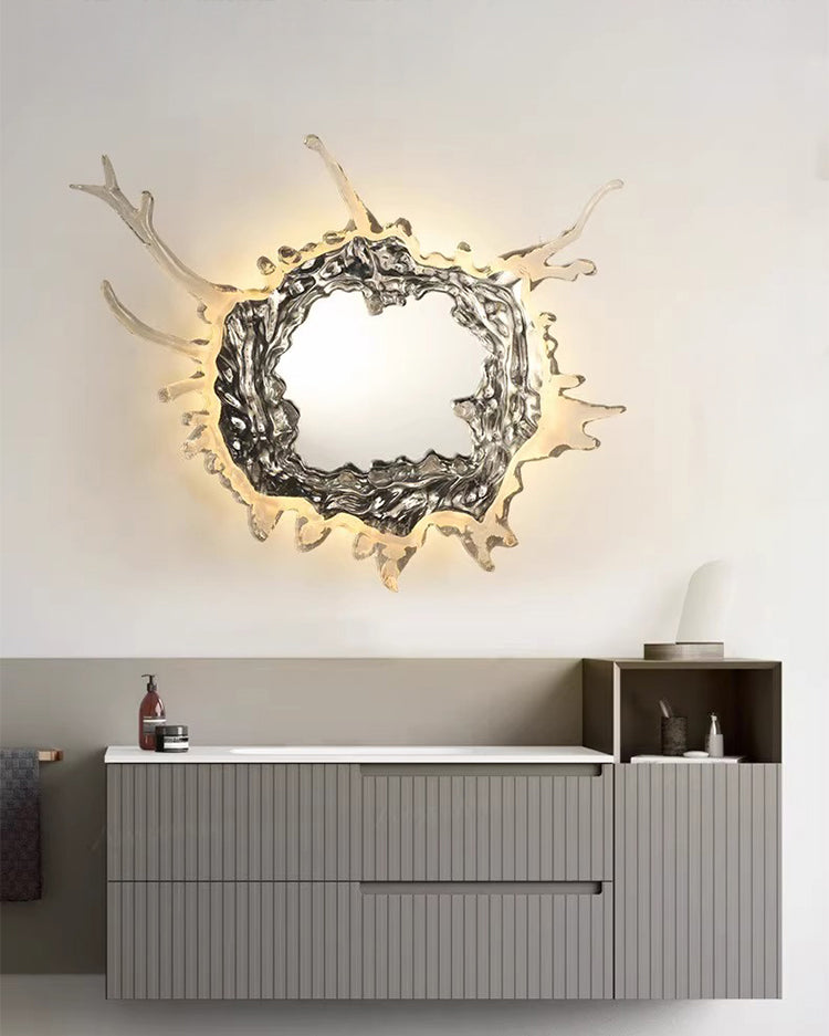 WOMO Art Wall Mirror with Light-WM6152