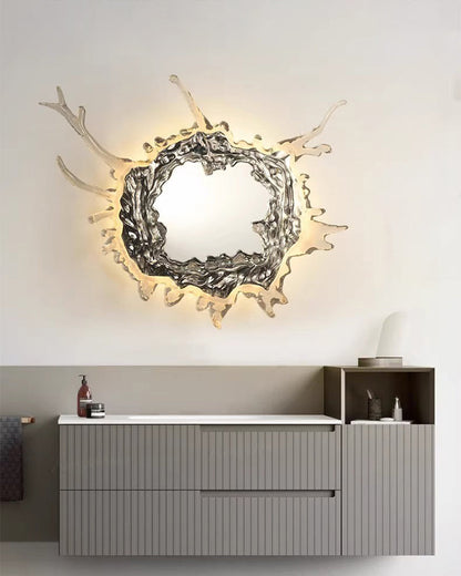 WOMO Art Wall Mirror with Light-WM6152