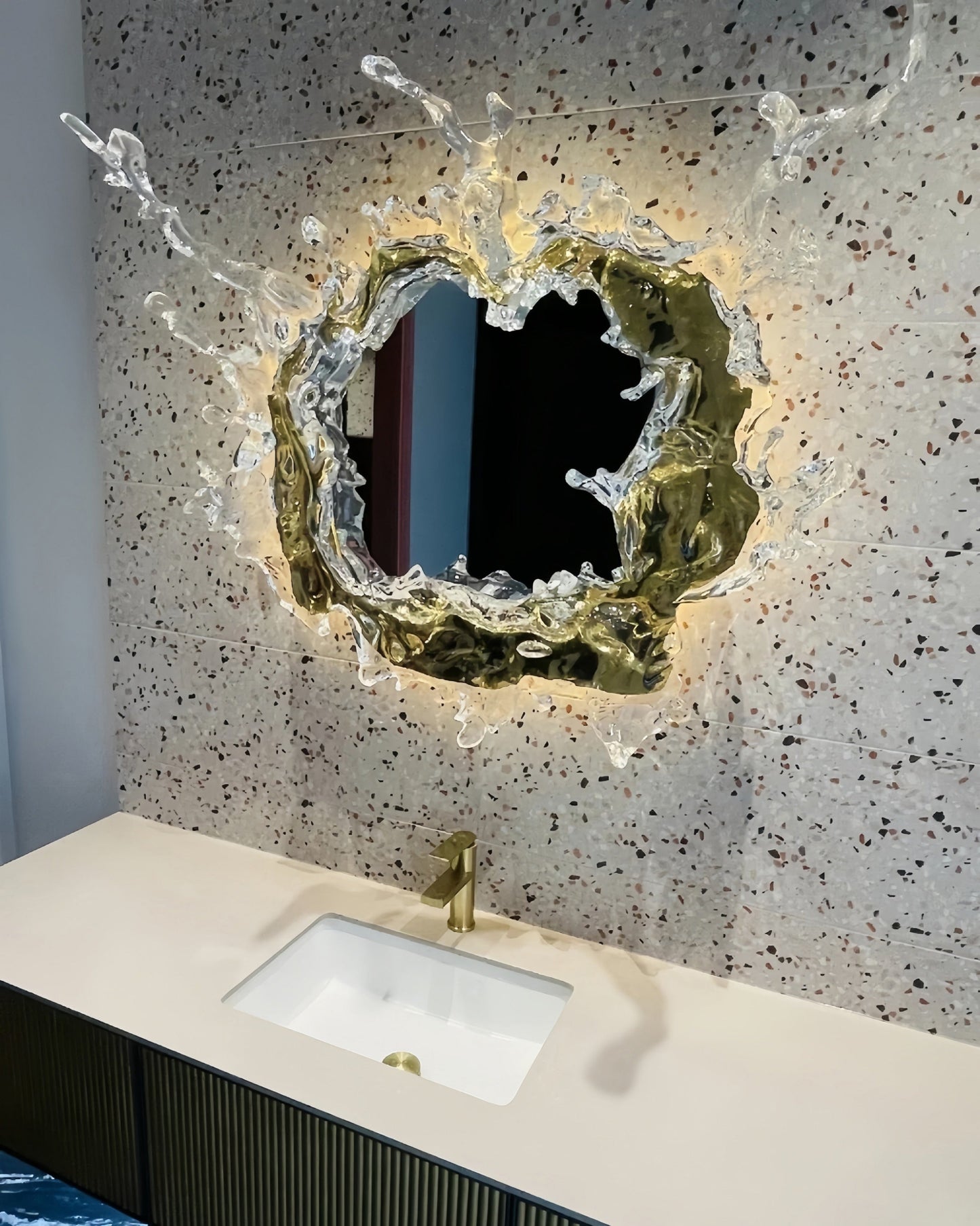 WOMO Art Wall Mirror with Light-WM6152