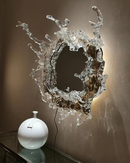 WOMO Art Wall Mirror with Light-WM6152