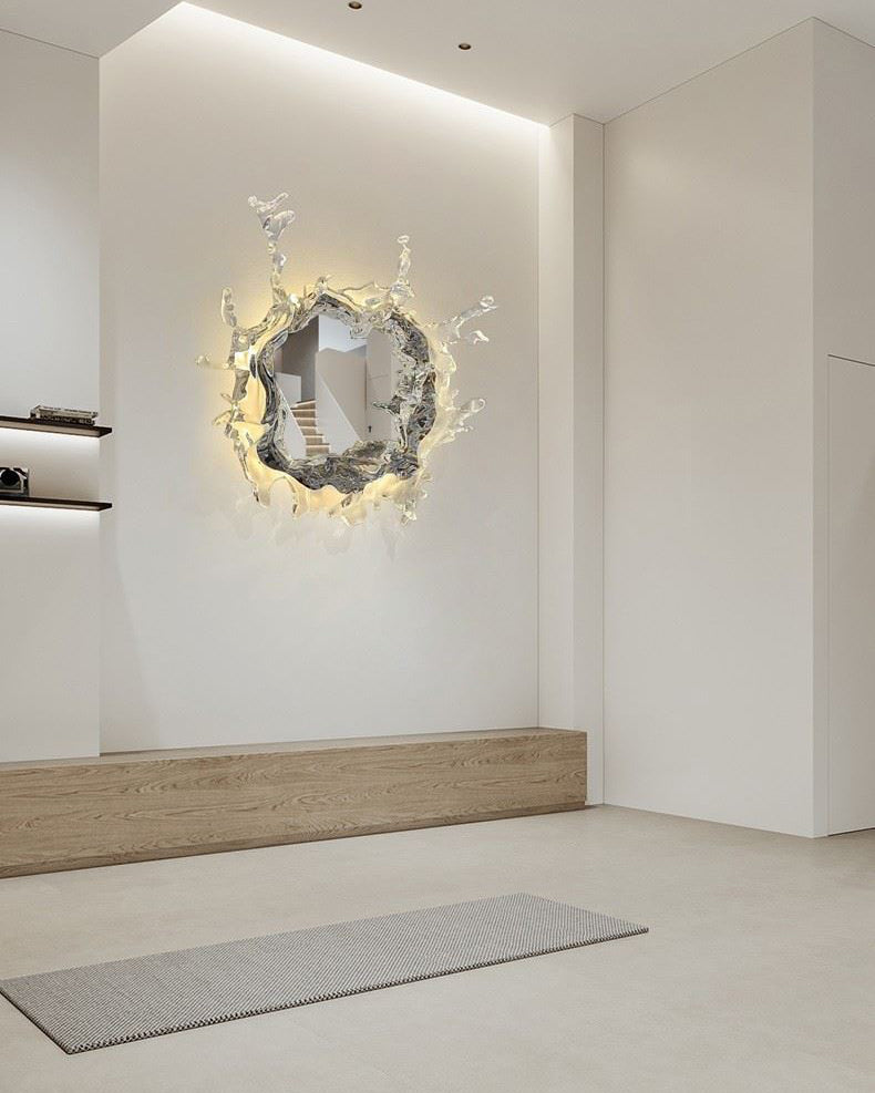 WOMO Art Wall Mirror with Light-WM6152