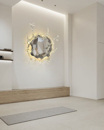 WOMO Art Wall Mirror with Light-WM6152