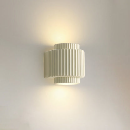 WOMO Fluted Cylinder Wall Sconce-WM6153