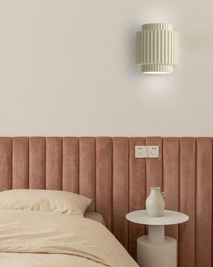 WOMO Fluted Cylinder Wall Sconce-WM6153
