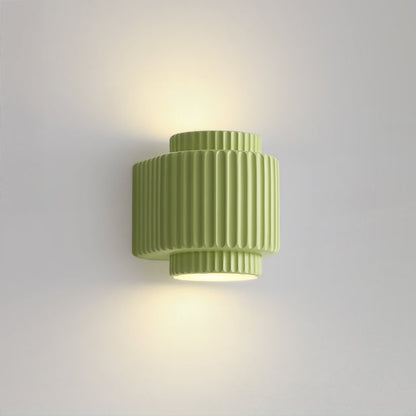 WOMO Fluted Cylinder Wall Sconce-WM6153