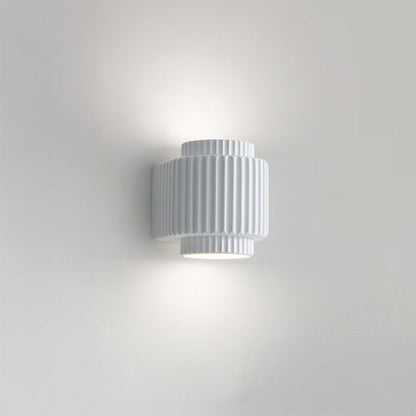 WOMO Fluted Cylinder Wall Sconce-WM6153